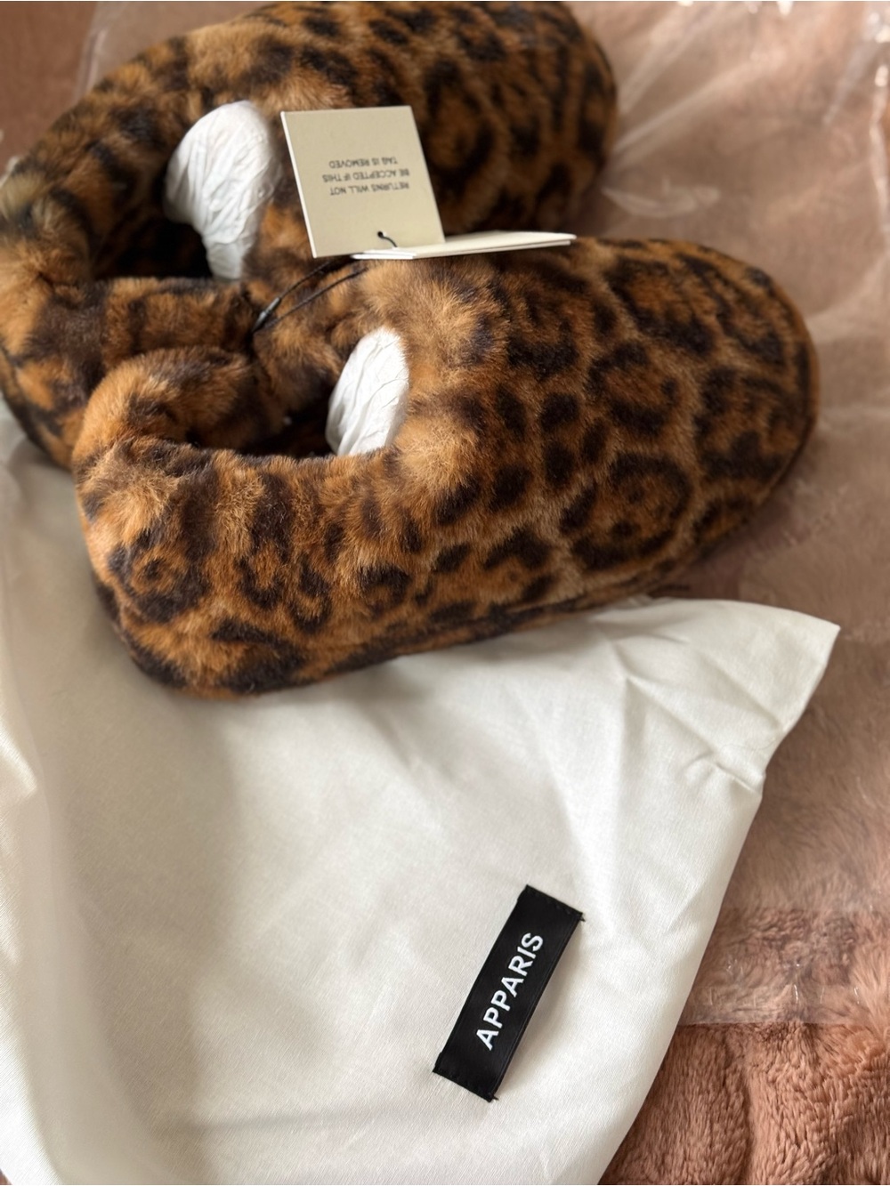 NWT APPARIS Misha Leopard Slipper (Women Size 8) - Picture 6 of 15